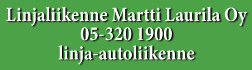 Linjaliikenne Martti Laurila Oy logo